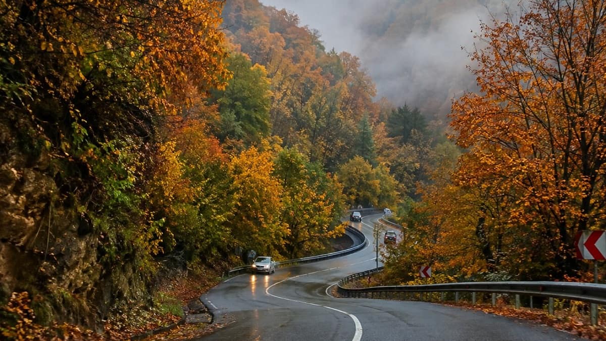 جاهای دیدنی چالوس در پاییز: راهنمای زمان‌بندی، مسیر و اقامت