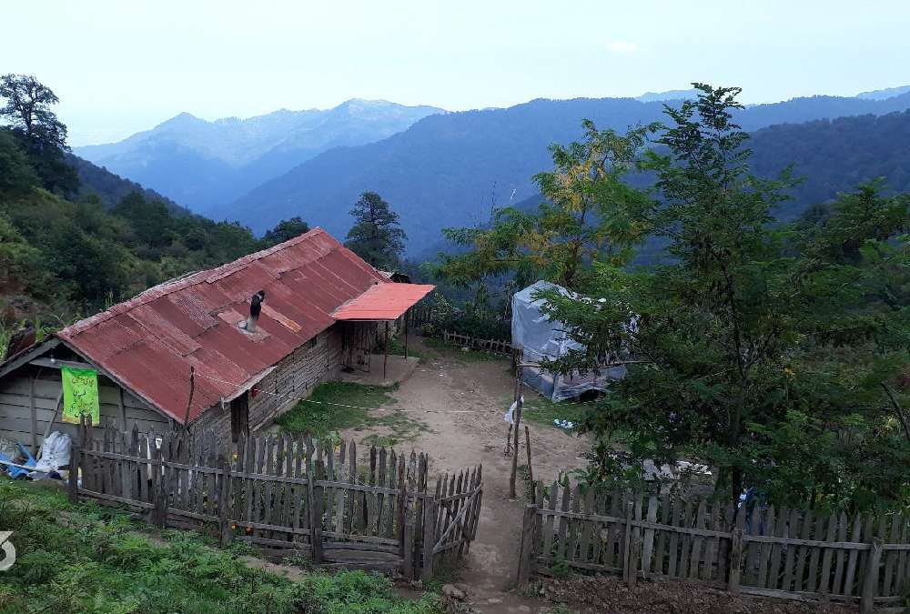 خانه های روستایی در ییلاق تلارگاه ماسال