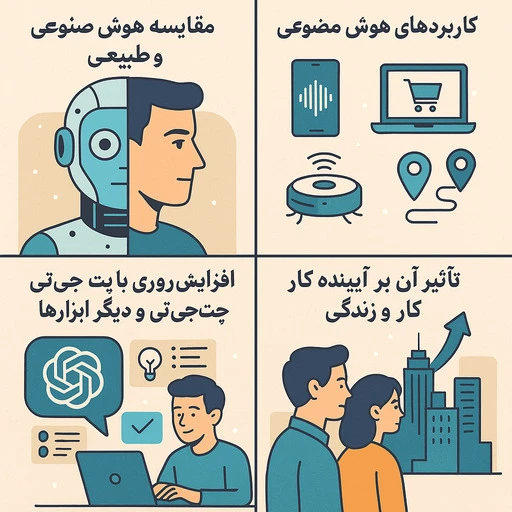 تفاوت هوش مصنوعی و هوش طبیعی