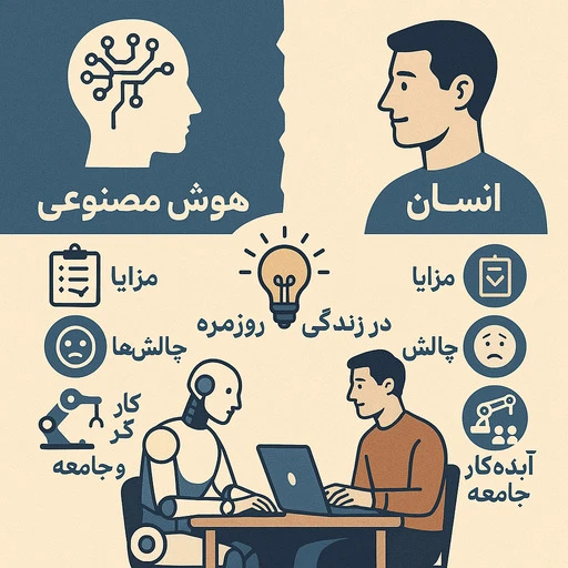 تفاوت هوش مصنوعی با انسان