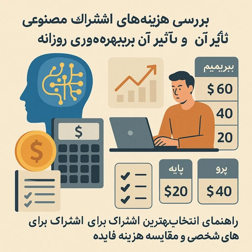 هزینه اشتراک هوش مصنوعی