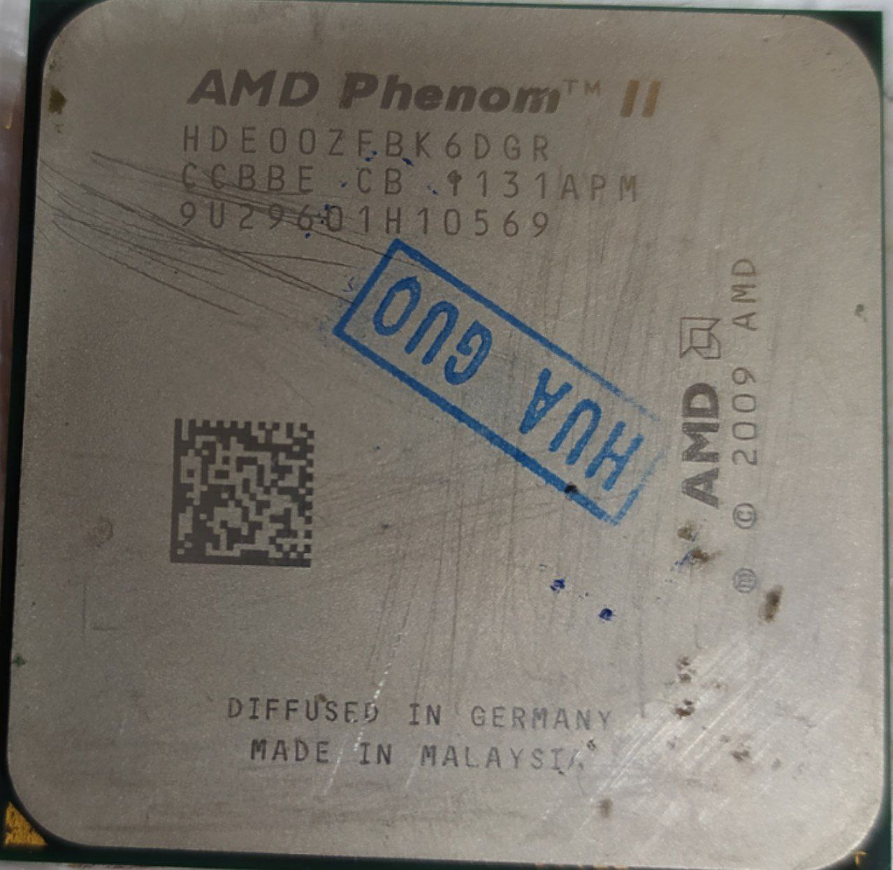 پردازنده AMD HDE00ZFBK6DGR - 3.3 گیگاهرتز 6 مگابایت AM3 Phenom II X6 ...