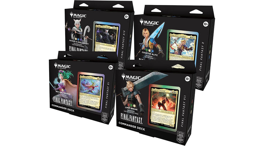 Magic: The Gathering - Final Fantasy Commander Deck Bundle (4 Decks)