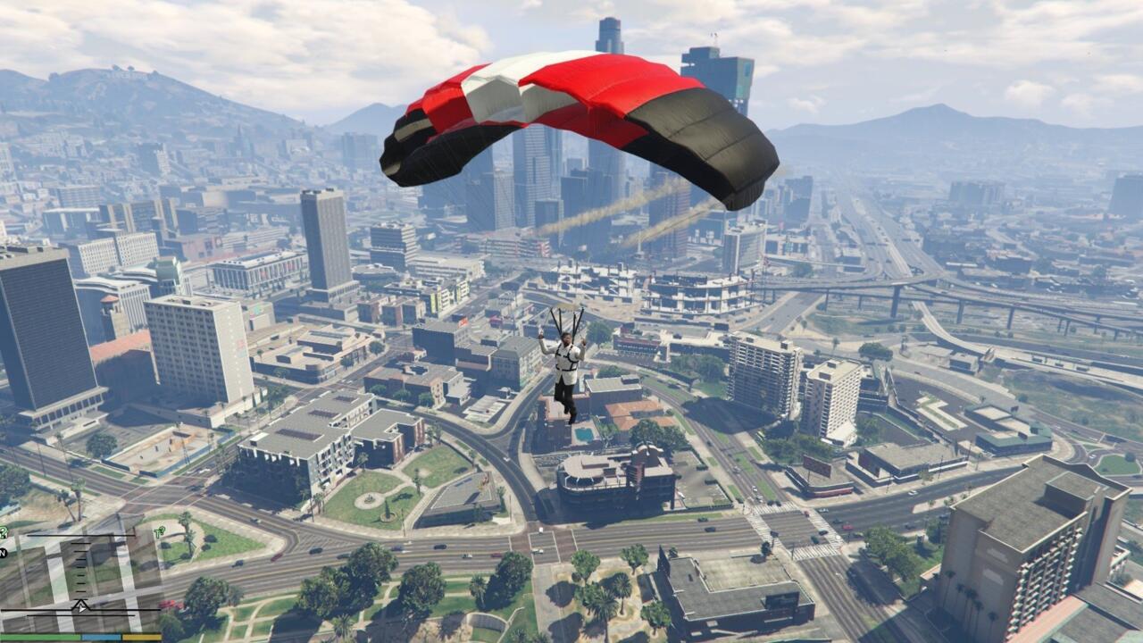 پرتاب و چتر نجات در Just Cause 2
