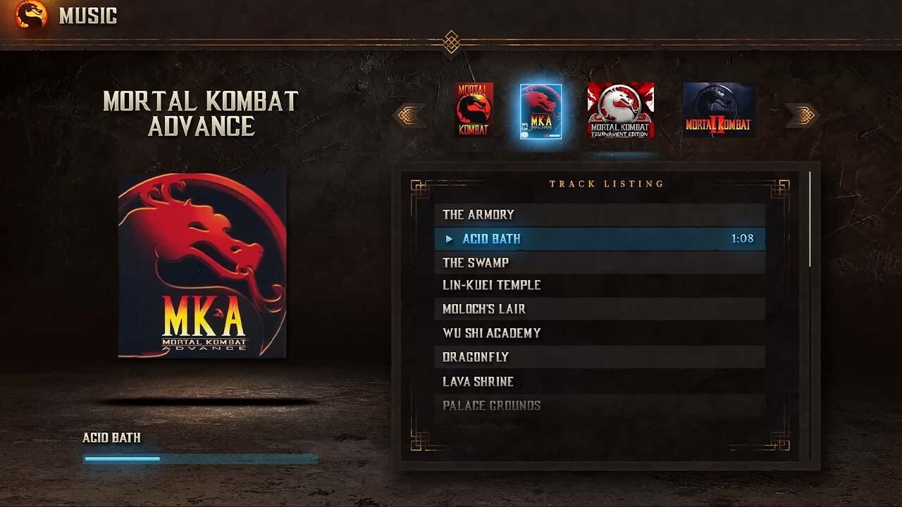پخشکننده موسیقی Mortal Kombat