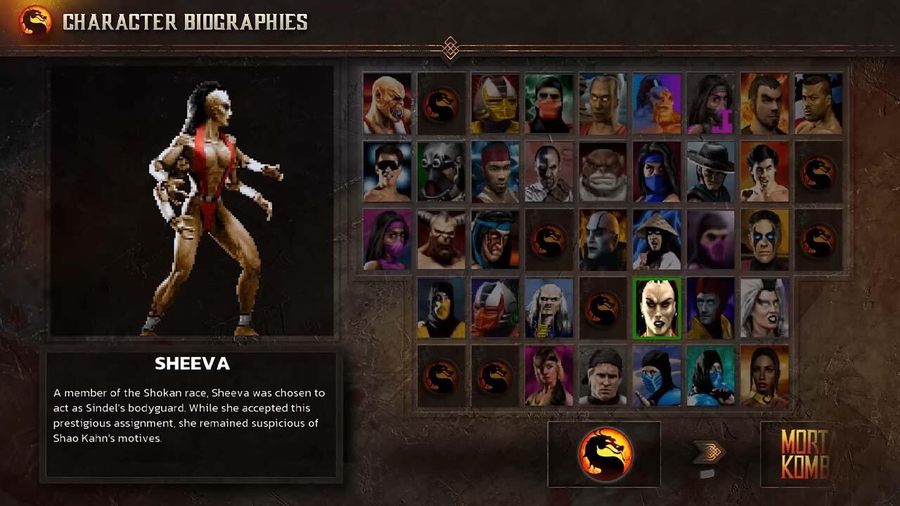 تاریخچه شخصیتهای Mortal Kombat