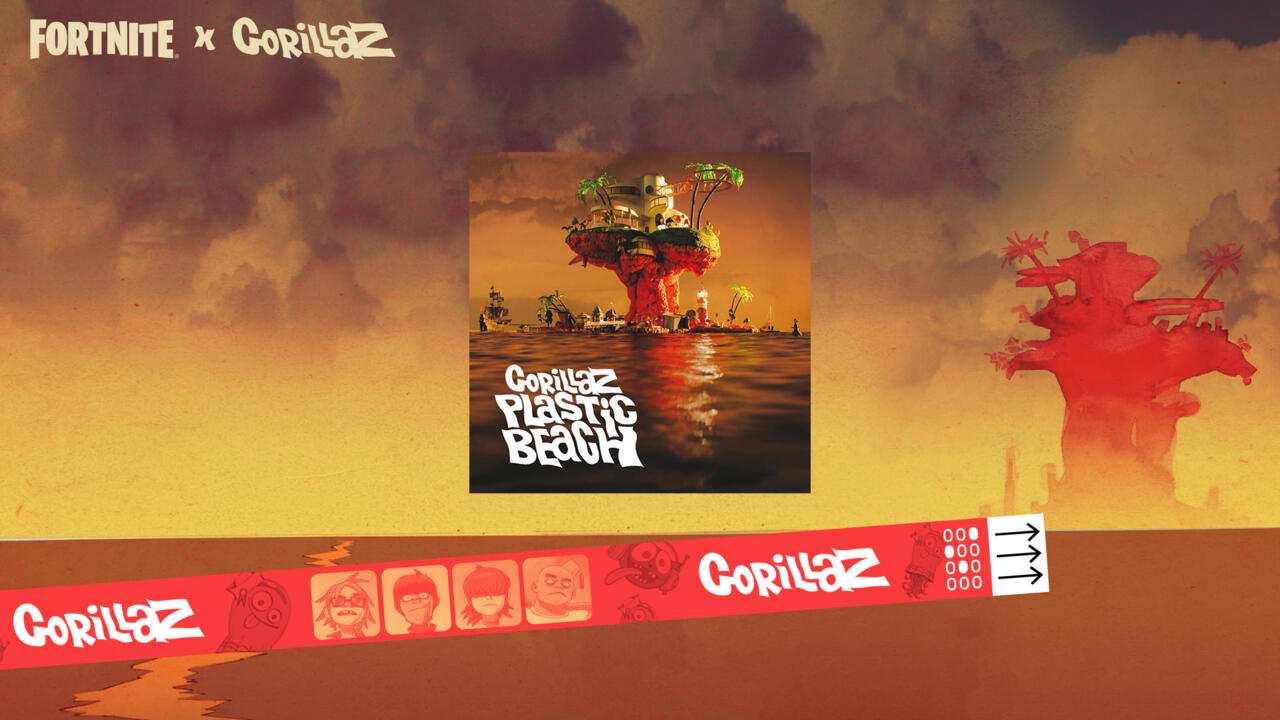 آهنگ On Melancholy Hill از Gorillaz که با مجوز موسیقی همراه است.