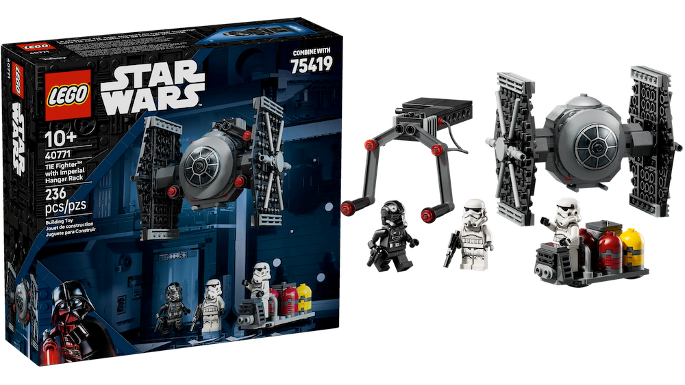 هدیه رایگان: جنگنده TIE با قفسه آشیانه امپراتوری (40771)