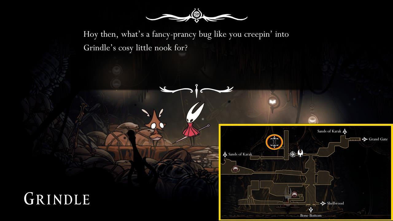 محل قطعه اسپول شماره ۸: پلههای منفجر شده (Grindle)