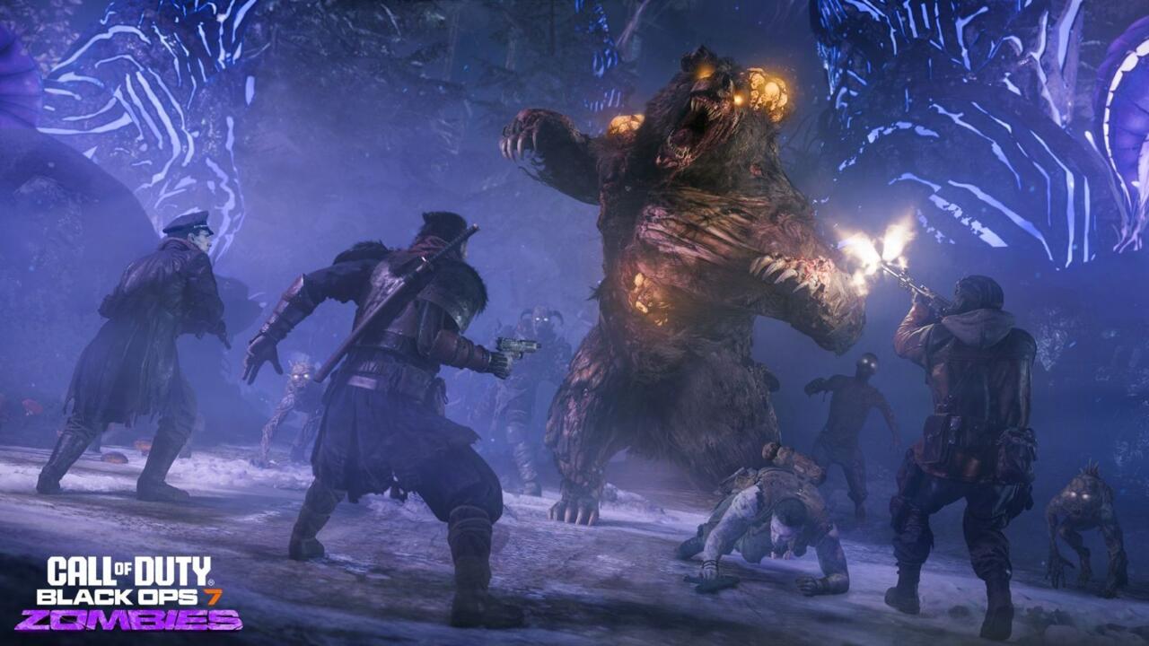 اضافه شدن خرس‌های زامبی، زنبورها و وسیله نقلیه تقویت‌شده به CoD: Black Ops 7 Zombies