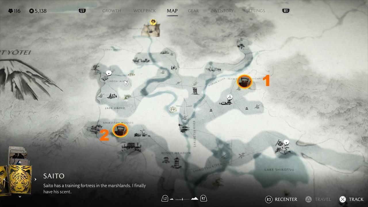 نقشه چشمه‌های آب گرم منطقه ۱