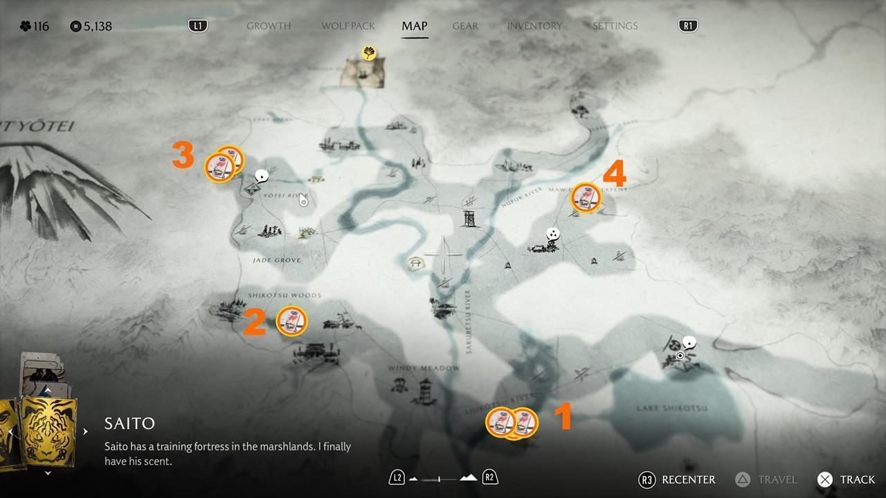 نقشه مکان‌های جذابیت منطقه ۱