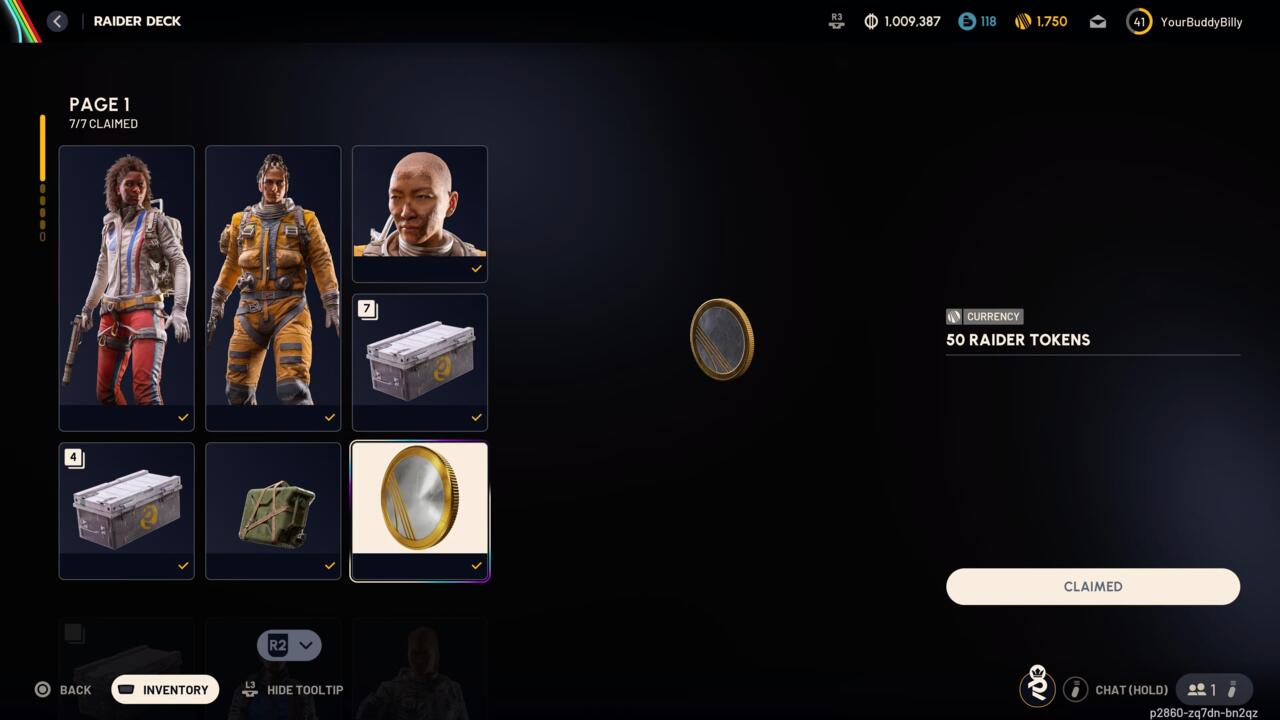 توکنهای ریدر x50