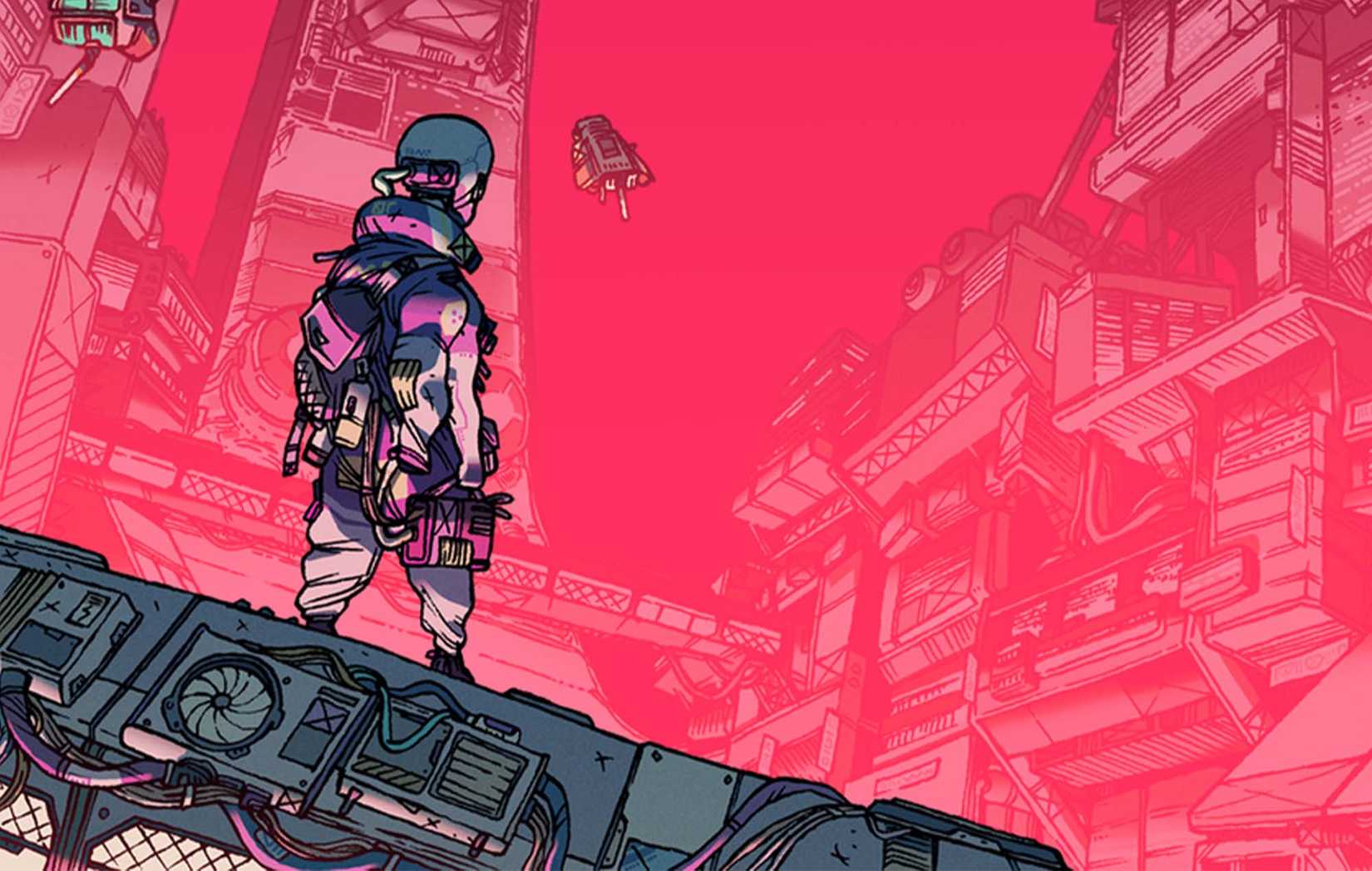 یک خوابیده به افق در The Eye در Citizen Sleeper خیره می‌شود