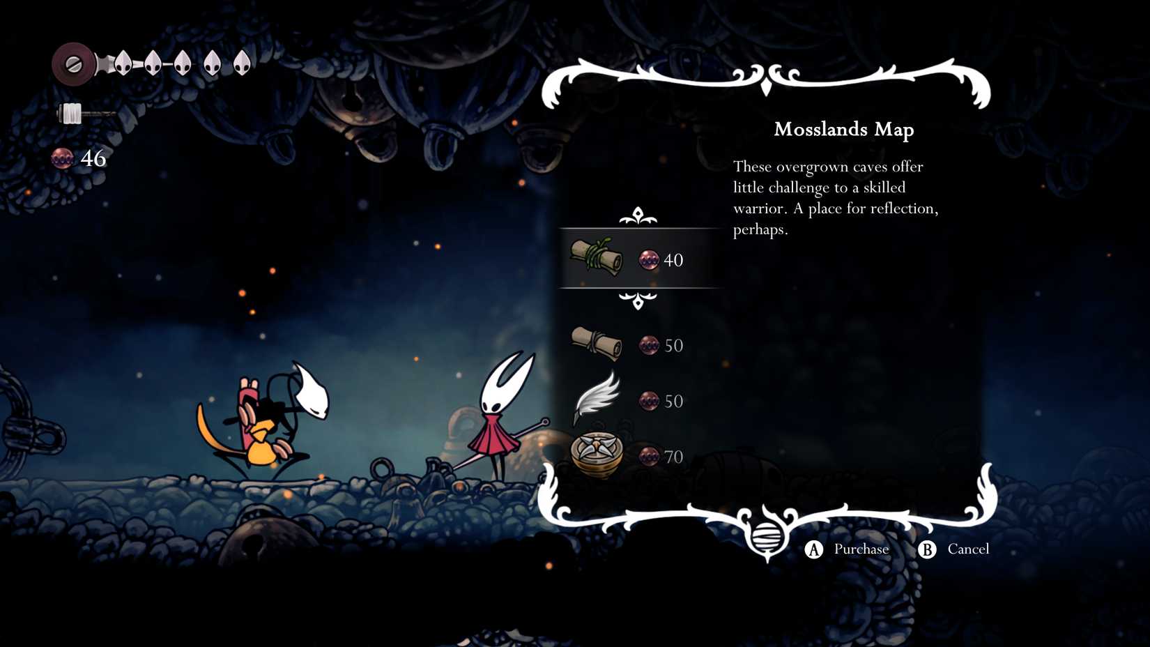 شاکرا در Hollow Knight: Silksong.