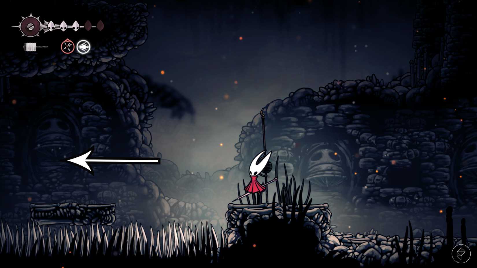 مکان دوم Volatile Flintbeetle در Hollow Knight: Silksong.