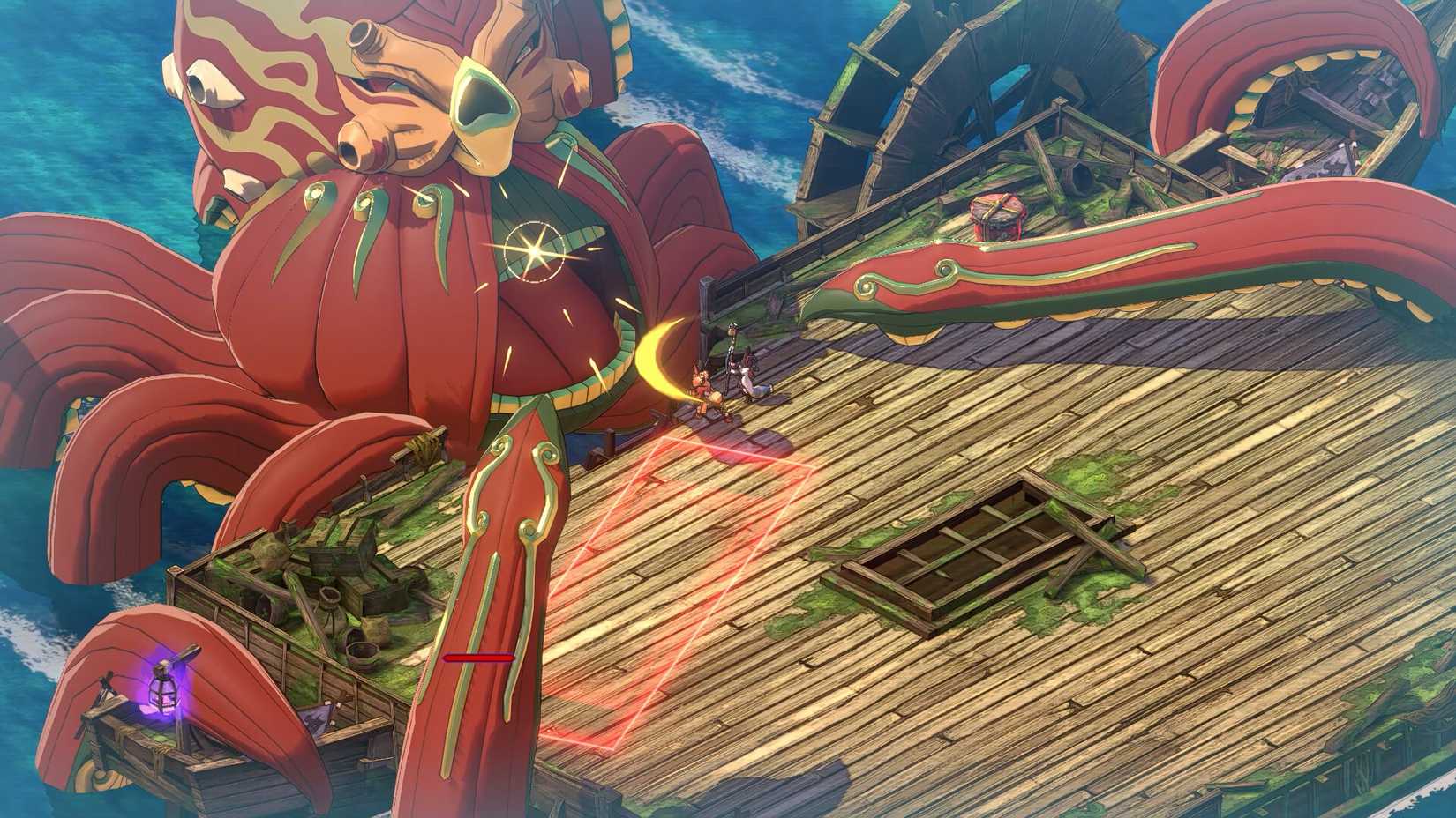 گفتگوی کنار آتش در Towa and the Guardians of the Sacred Tree.