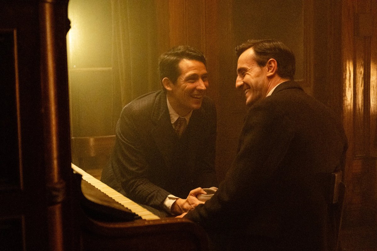 SOVEREIGN، از چپ: نیک آفرمن، جیکوب ترمبلی، ۲۰۲۵. © Briarcliff Entertainment /با مجوز از Everett Collection